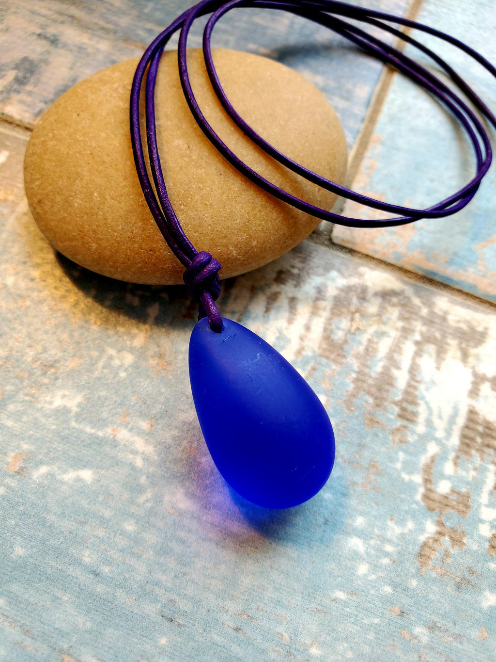 Glass Drop Necklace