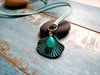 Aqua Sea Shell Necklace