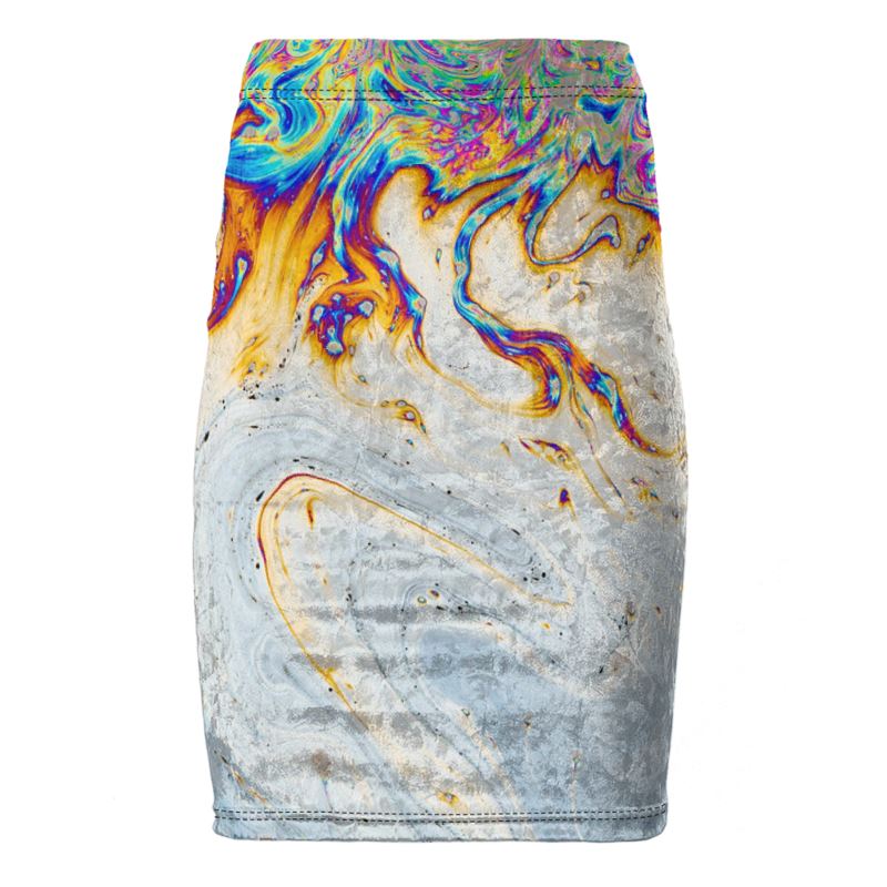 Rainbow Velvet Skirt