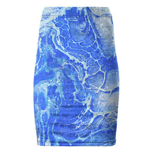 Underwater Dreams Velvet Skirt