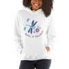 You Are Enough Positive Vibe Hooded Sweatshirt, Great Gift for Her