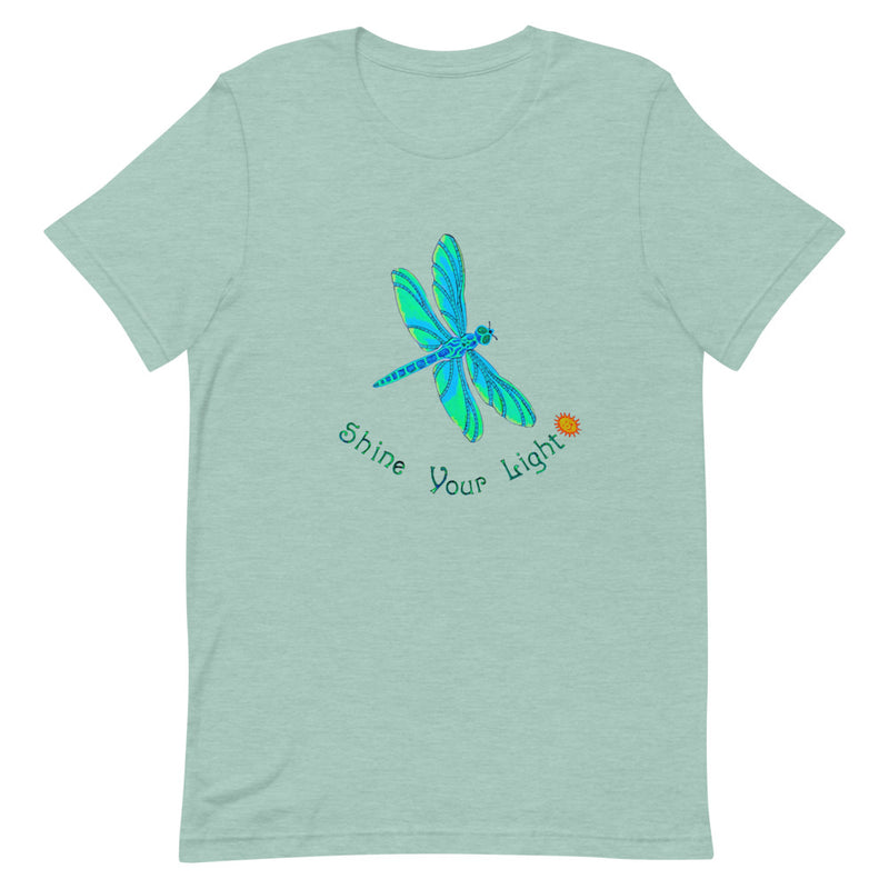 Shine Your Light Dragonfly Short-Sleeve Unisex T-Shirt