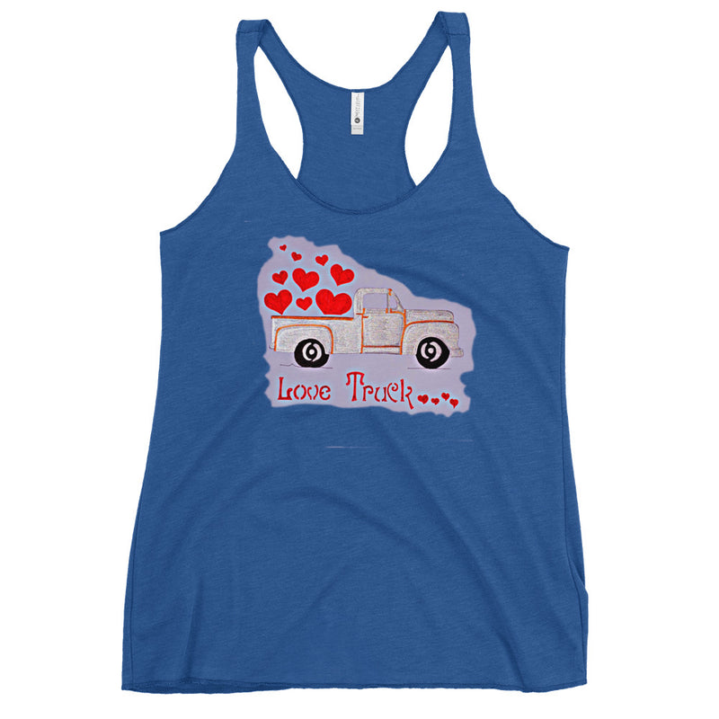 Love Truck Tank, Women's Racerback Tank