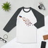 Rainbow Love Untethered T-Shirt 3/4 sleeve raglan shirt