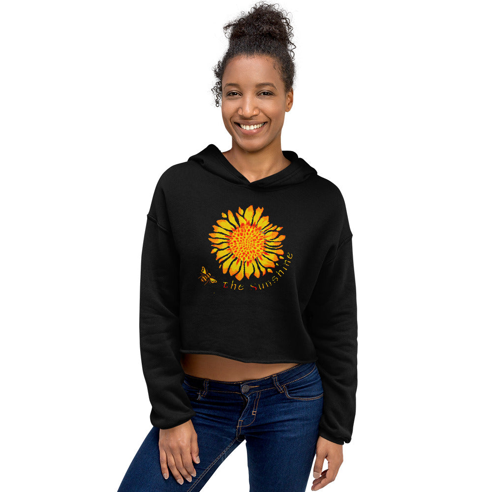 Be the Sunshine Cropped Hoodie – HoneyBeMe