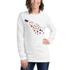 Rainbow Love Untethered T-Shirt 3/4 sleeve raglan shirt