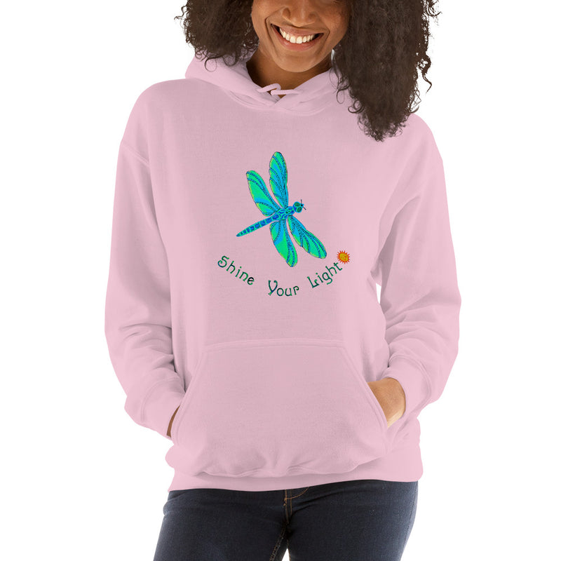 Shine Your Light Dragonfly Unisex Hoodie