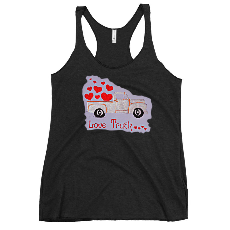 Love Truck Tank, Women's Racerback Tank