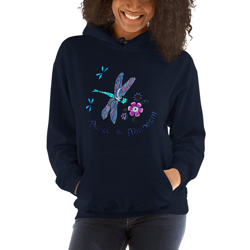 Peace is Abundant Dragonfly Unisex Hoodie