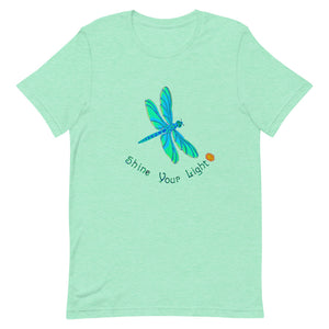 Shine Your Light Dragonfly Short-Sleeve Unisex T-Shirt
