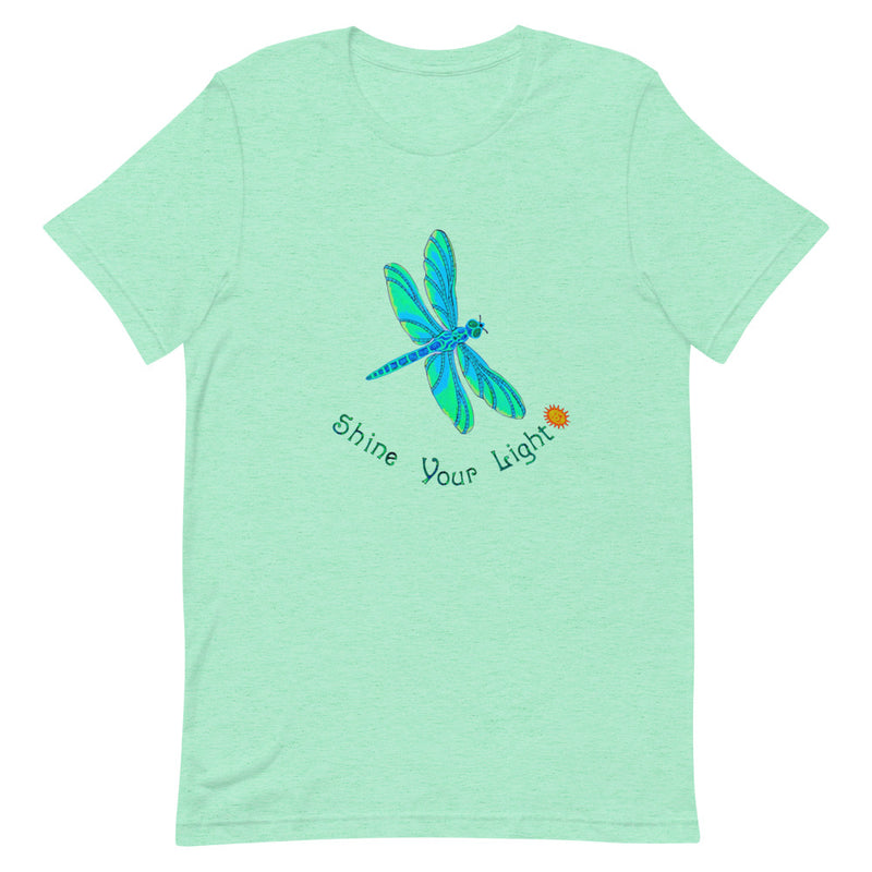 Shine Your Light Dragonfly Short-Sleeve Unisex T-Shirt