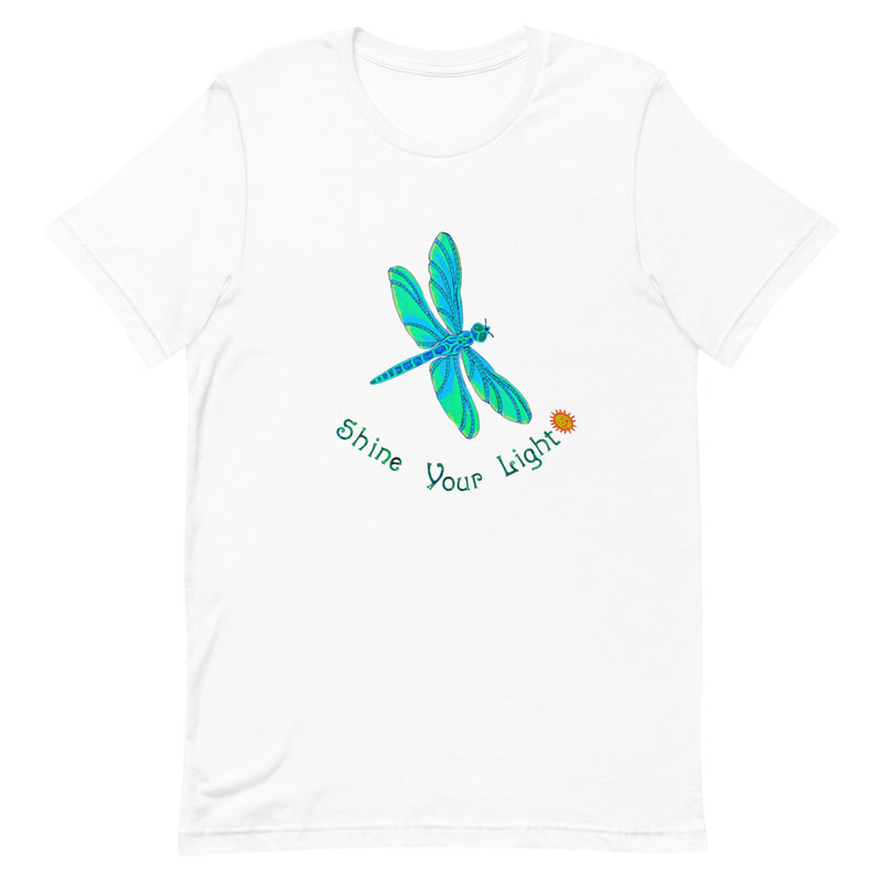 Shine Your Light Dragonfly Short-Sleeve Unisex T-Shirt