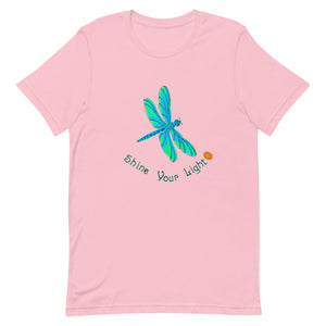 Shine Your Light Dragonfly Short-Sleeve Unisex T-Shirt