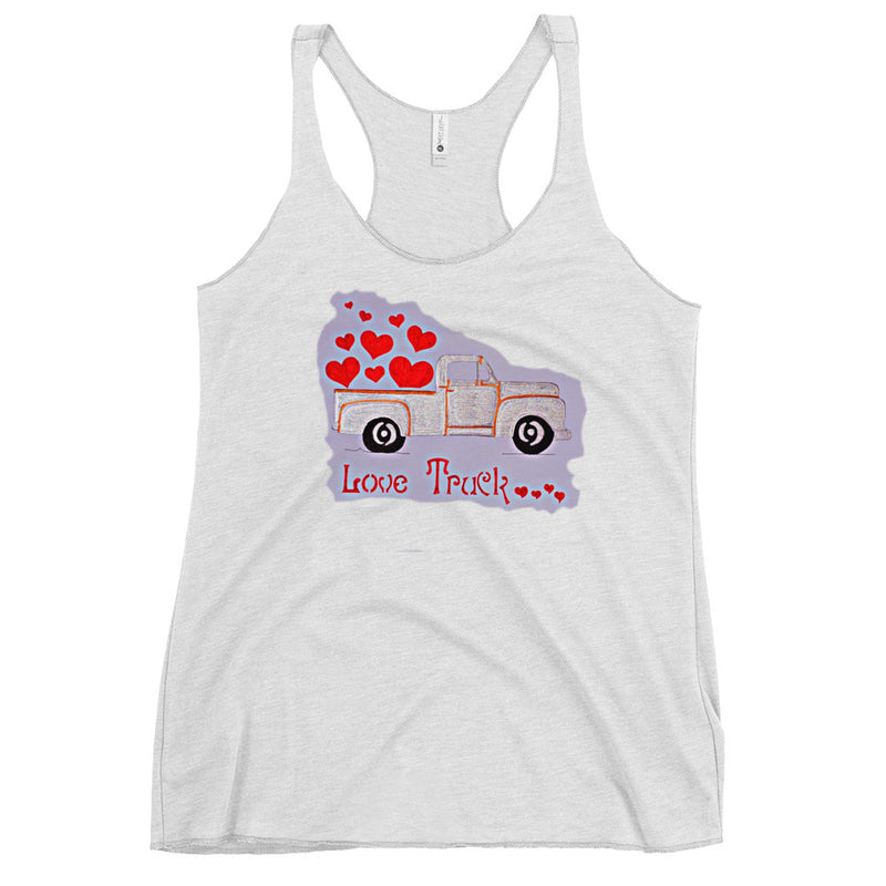 Love Truck Tank, Women's Racerback Tank